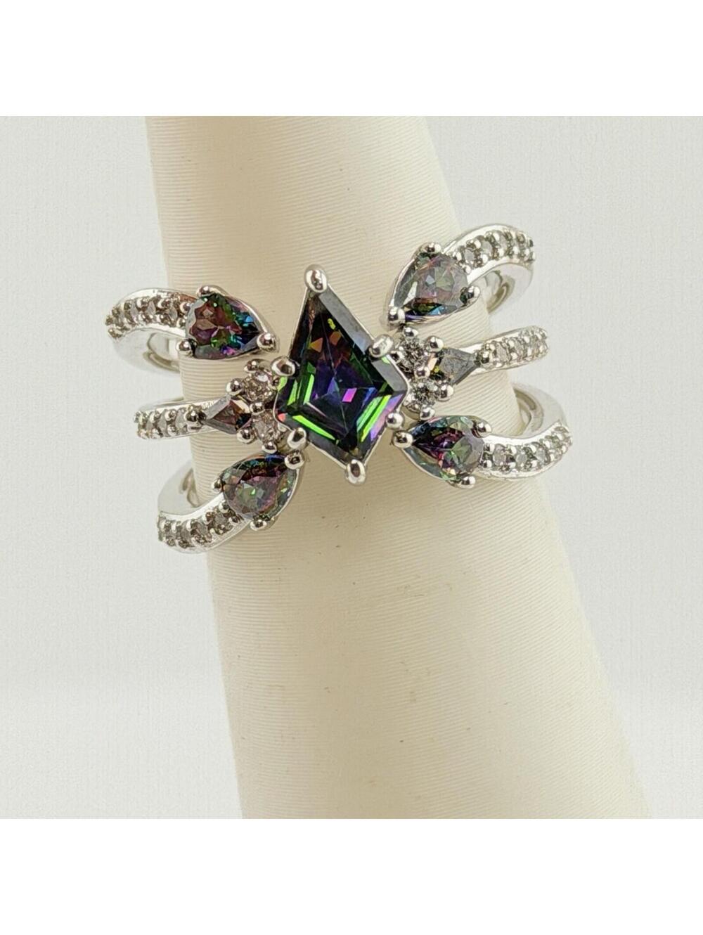 Bomb Party June 3pc Sz 6 "Light Up The Night" Alexandrite/Rainbow RBP6164 RETRO